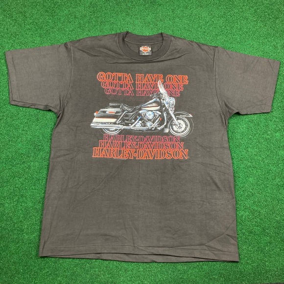 Vintage Harley Davidson Shirt Mens L Black 1994 Australia Gotta Have One 90s Tee - Picture 2 of 10